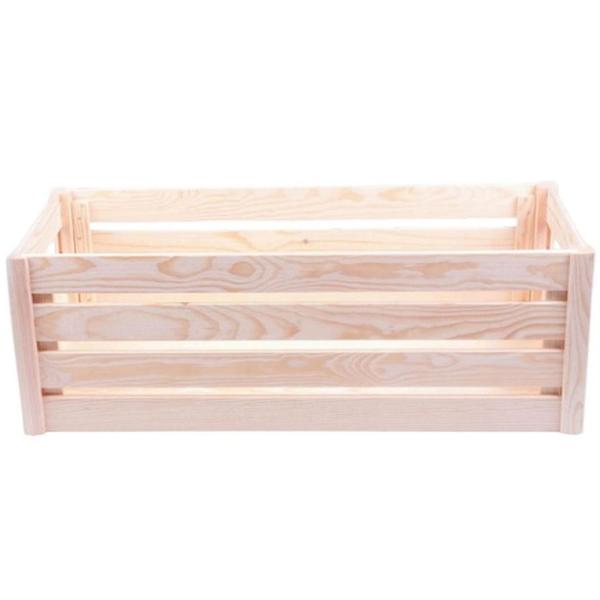 2er-Set Stabile Holzkiste, L: Eine vielseitige Aufbewahrungsbox für Spielzeug, Büro & stilvolles Wohnambiente