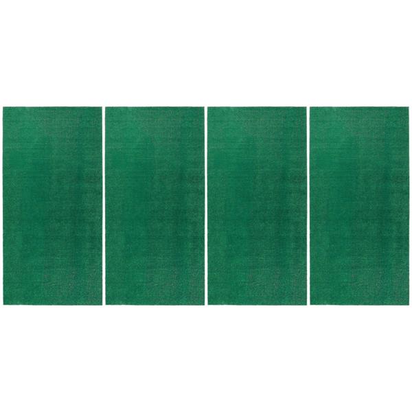 4er-Set Kunstrasenteppich Hellgrün 100x200cm: Pflegeleicht, UV-stabil & wetterfest – Ihr immergrünes Rasen-Paradies fur Balkon & Terrasse