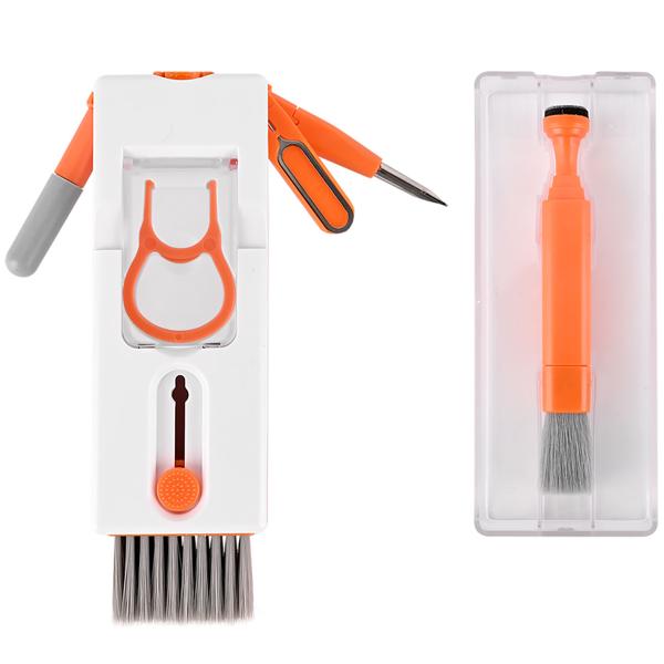 11-in-1 Reinigungsset für Tastatur, Smartphone & Kopfhörer – Multifunktionelles Reinigungs-Set mit Metallspitze, Bürsten & Linsen Reiniger