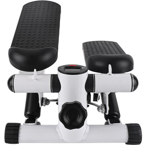 Kompakter Mini Stepper mit Trainingscomputer und Widerstandsbändern, max. 100 kg - Ideal für Home Workout und Fitness