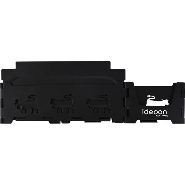 3er-Set Faltbares Raclette-Teelicht für 1-2 Personen, Raclette Set ohne Strom inkl. Teelichtern und Schaber, Metall mit originell ausgestanzten Kühen, antihaftbeschichtet