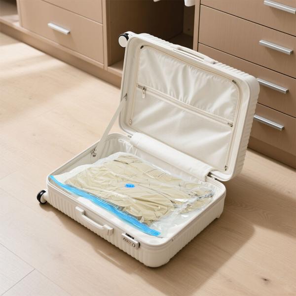 3er-Set platzsparende Vakuumbeutel XL, 80 x 120 cm, Kompression mit dem Staubsauger, Aufbewahrungssäcke, Kleiderbeutel ohne Staub oder Falten 