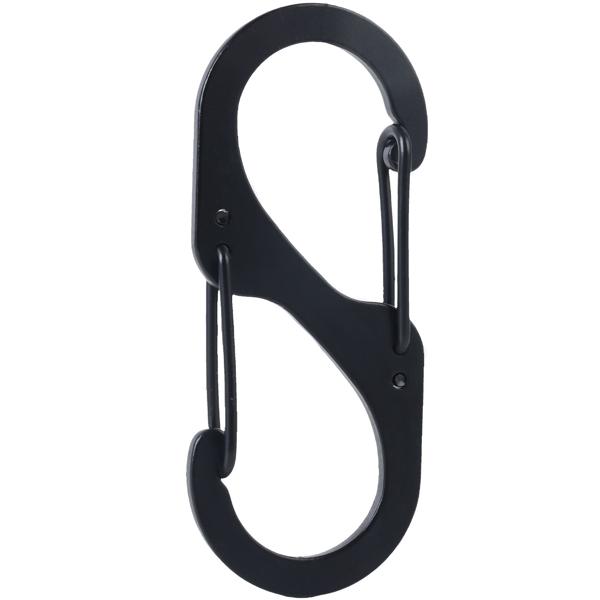 Karabiner-S-Haken 4er-Set, 5 x 2,2 cm: Robuste Mehrzweckhaken für sicheren Halt – Die clevere Lösung für Ordnung in Haus, Garage & Outdoor