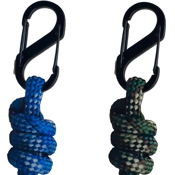 Karabiner-S-Haken 4er-Set, 5 x 2,2 cm: Robuste Mehrzweckhaken für sicheren Halt – Die clevere Lösung für Ordnung in Haus, Garage & Outdoor