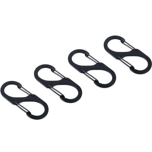 Karabiner-S-Haken 16er-Set, 4 x 1,7 cm: Robuste Mehrzweckhaken für sicheren Halt – Die clevere Lösung für Ordnung in Haus, Garage & Outdoor