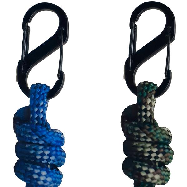 Karabiner-S-Haken 16er-Set, 4 x 1,7 cm: Robuste Mehrzweckhaken für sicheren Halt – Die clevere Lösung für Ordnung in Haus, Garage & Outdoor