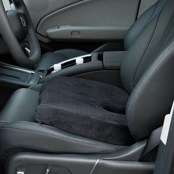 Komfortables Memory-Foam-Sitzkissen mit Kühlgel & Anti-Rutsch-Beschichtung, 44 x 35 x 8 cm - für lange Fahrten & Arbeitstage im Home-Office oder Büro