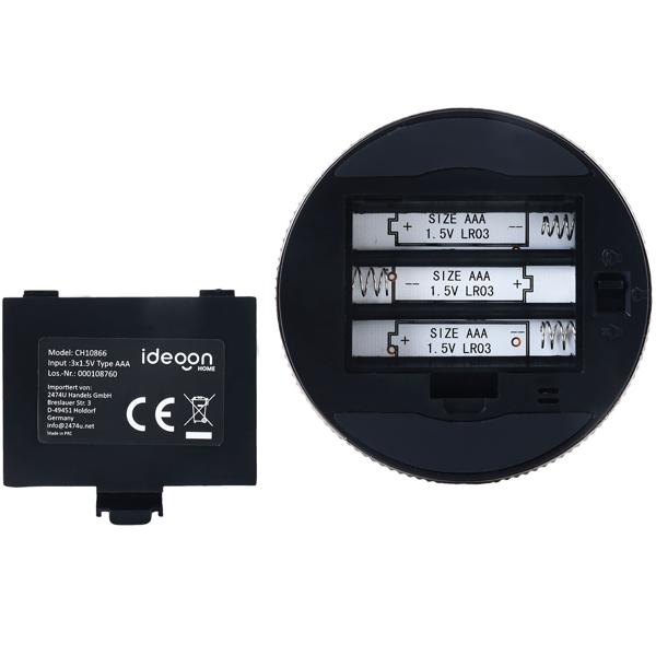 2er-Set Digitaler Küchen-Timer mit Drehrad - Praktische Eieruhr mit Magnet, lautem Alarm, Countdown-Funktion & grossem LCD-Display