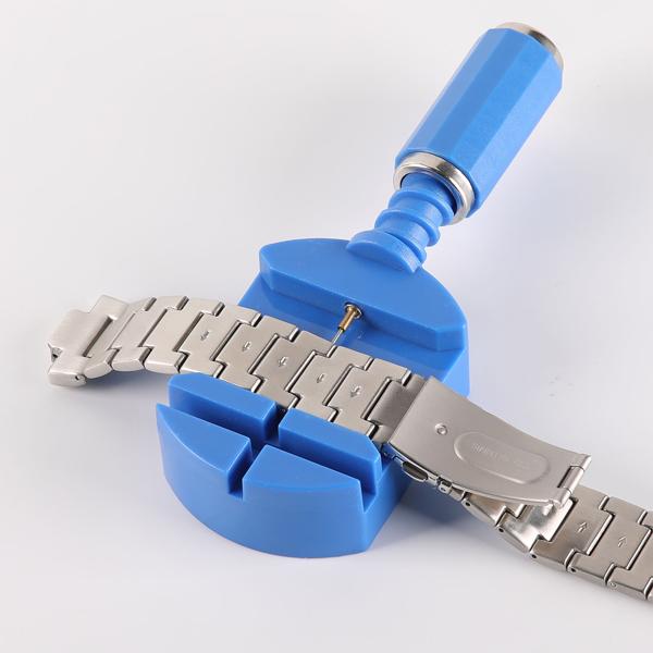 Umfassendes 13-teiliges Uhren Reparatur Set – Professioneller Uhrmacher Werkzeugkoffer für Armband kürzen, Batteriewechsel & mehr