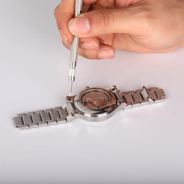 Umfassendes 13-teiliges Uhren Reparatur Set – Professioneller Uhrmacher Werkzeugkoffer für Armband kürzen, Batteriewechsel & mehr