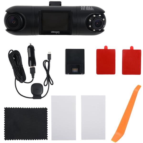 QHD Dual Dashcam – Premium Auto Kamera mit GPS & G-Sensor, IR-Nachtsicht, 2K Video-Qualität, zuverlässige 24h Ultra-Weitwinkel Überwachung