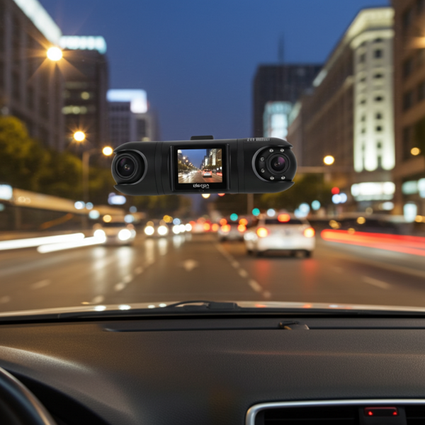 QHD Dual Dashcam – Premium Auto Kamera mit GPS & G-Sensor, IR-Nachtsicht, 2K Video-Qualität, zuverlässige 24h Ultra-Weitwinkel Überwachung