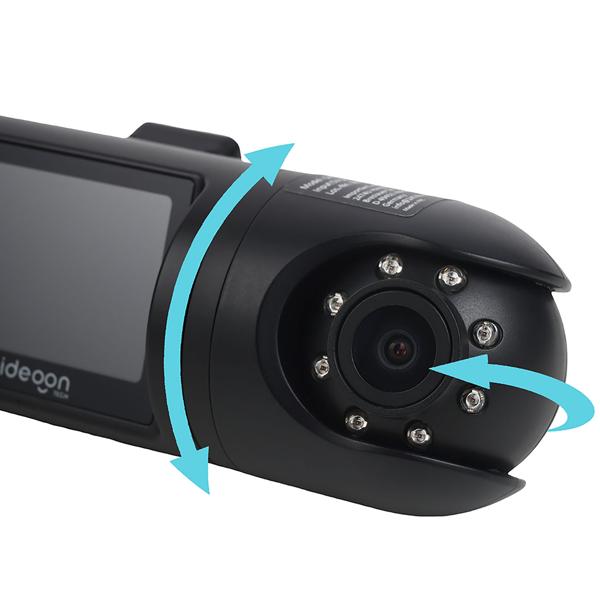 QHD Dual Dashcam – Premium Auto Kamera mit GPS & G-Sensor, IR-Nachtsicht, 2K Video-Qualität, zuverlässige 24h Ultra-Weitwinkel Überwachung