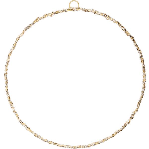 Deko-Ring mit 120 LEDs, warmweiss, 30 x 0,5 cm – Lichtkranz ideal für Partys, als Fensterdeko & Weihnachtsdeko für den Innenbereich