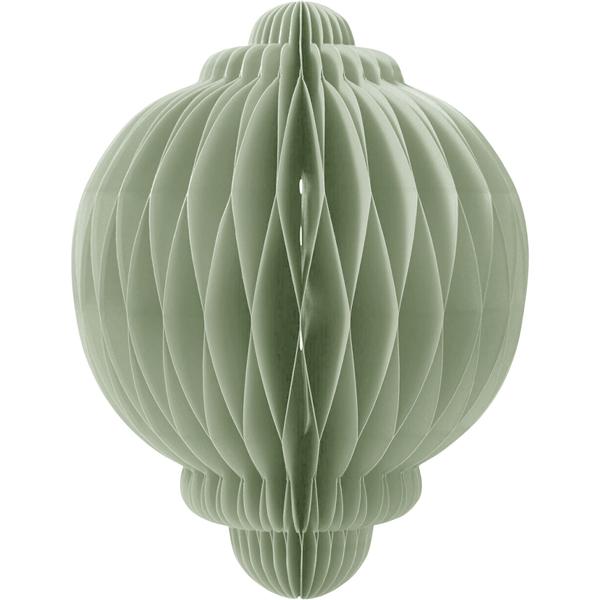 Hellgrüne Papierkugel Hängedeko 15 x 20 cm – Festliche Dekoration für Hochzeit, Party, Geburtstag & Weihnachten – leicht, elegant, wiederverwendbar
