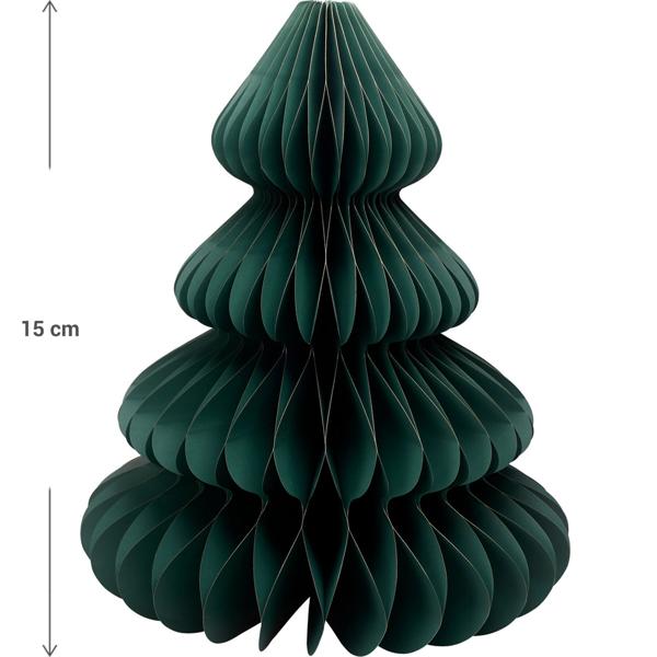 Dekorativer Papier-Weihnachtsbaum-Anhänger in Grün - Festliche Dekoration für eine frohe Weihnachtsstimmung, perfekt zum Basteln & Dekorieren