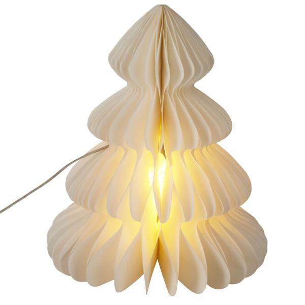 Romantische Baum LED Dekoration Wabenpapier mit 6h Timer – Nachtlicht für Schlafzimmer oder Wohnzimmer. Perfekt für Weihnachten