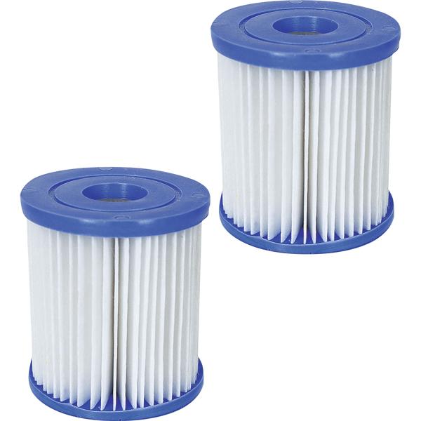2er-Set Pool-Filterkartusche, Gr. I: Ersatzfilter für klare Pools – Ein Doppelpack für hygienisches Wasser & dauerhaft ungetrübten Badespass