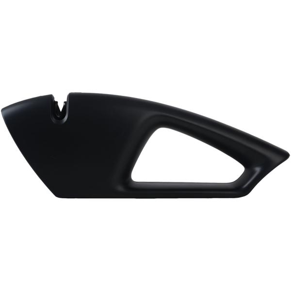 Messerschärfer 5-in-1 für glatte & gezahnte Klingen - Scherenschärfer mit Einstellrad, Multischärfer zum schleifen von Messern und Scheren