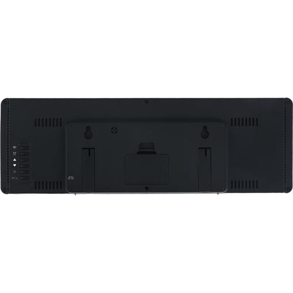 WLAN Wetterstation mit App & XXL Display: Tuya Smart Home, Aussen-Sensor, Weck-Alarm - Temperatur, Feuchtigkeit, UV Index, Wettervorhersage & mehr