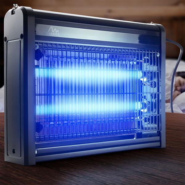 Profi UV-Insektenvernichter (9W, bis 70m²) - Effektiver Schutz - Hochspannungsgitter gegen Mücken, Fliegen & Co.- Chemiefrei