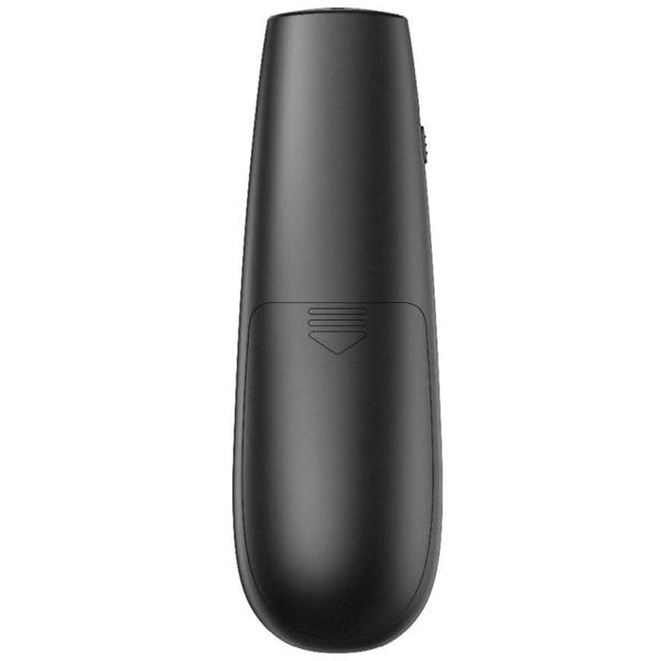 Ergonomische 4-Tasten Präsentationsfernbedienung mit Laserpointer: Kabellos - für professionelle Vortäge & Meetings