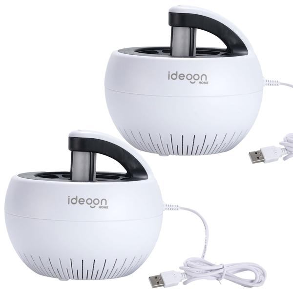 2er-Set Insektenfänger UV-Licht & Luftstrom USB (5W): Mückenfalle, geräuschlos & chemiefrei – Für ruhige Nachte & insektenfreie Räume
