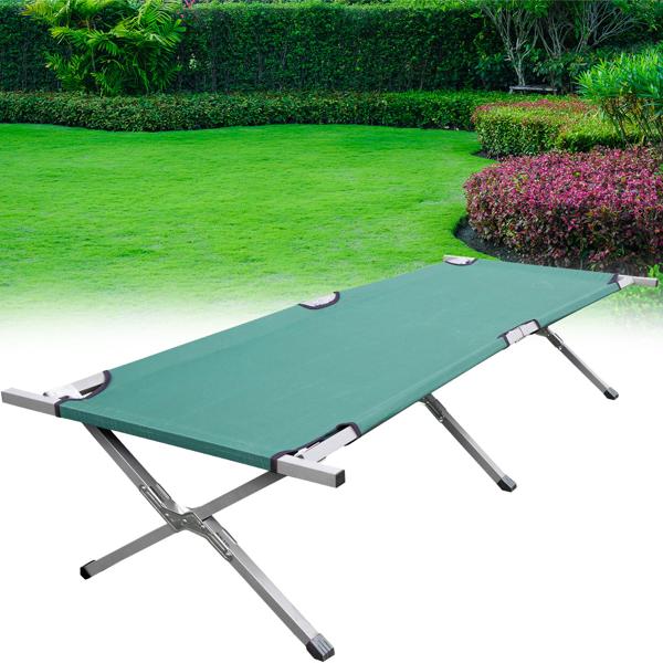 Profi Feldbett klappbar, grün – Maximale Erholung im Outdoor Einsatz. Ideal für Camping, Angeln, Gäste. Robustes Faltbett mit Komfort & Stabilität!