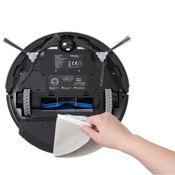 Ersatzteile-Set 3in1 Saug-Wischroboter (CH11054) - Volle Reinigungsleistung mit HEPA-Filter, Seitenbürste, Rollbürste, Wischtuch