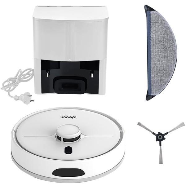 Ultimativer Saug-Wisch-Roboter 6000 Pa mit 2-in-1 Wischfunktion, Li-Ionen-Akku, Laser-Navigation - Smart-Home WLAN Saugwischer 