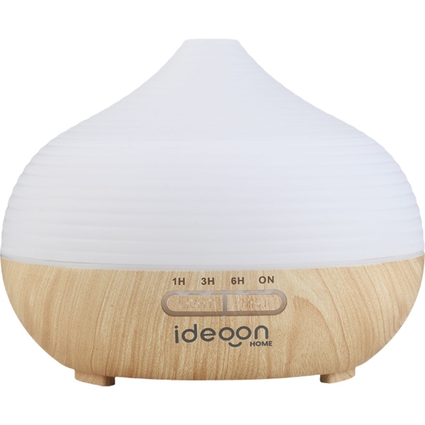 Stilvoller Aroma Diffusor & Luftbefeuchter, 300ml Vernebler mit RGB Farblicht und Timer - Perfekt für Zuhause & Büro