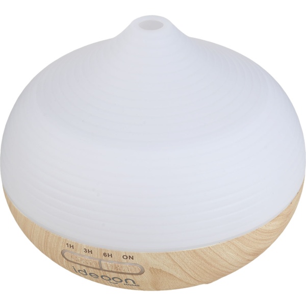 Stilvoller Aroma Diffusor & Luftbefeuchter, 300ml Vernebler mit RGB Farblicht und Timer - Perfekt für Zuhause & Büro