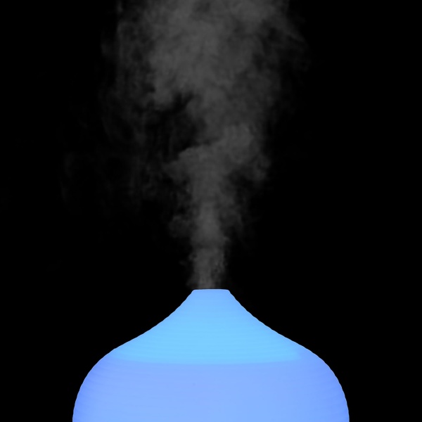 Stilvoller Aroma Diffusor & Luftbefeuchter, 300ml Vernebler mit RGB Farblicht und Timer - Perfekt für Zuhause & Büro