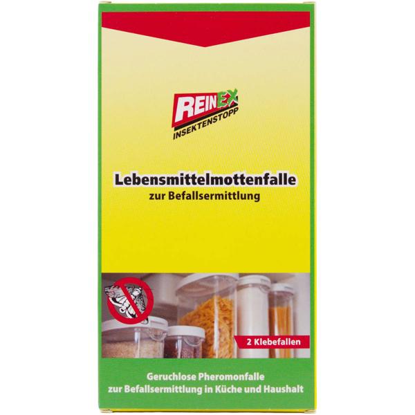 2er-Set Monitoring Lebensmittelmottenfalle mit je 2 Klebefallen: Sofort-Erkennung & Lange Wirkung gegen Vorratsschädlinge