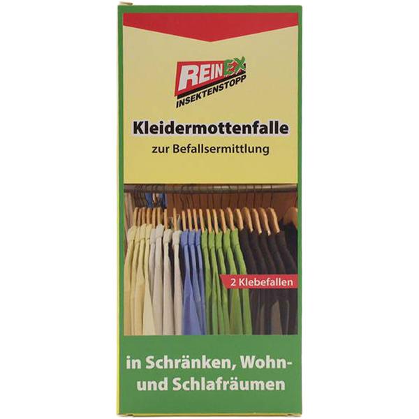 2er-Set Monitoring Kleidermottenfalle mit je 2 Klebefallen: Sofort-Erkennung & Schutz für Kleidung & Textilien