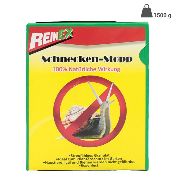 Schnecken-Stopp Granulat 1,5 kg – Effektiver Schutz für Garten & Beet, Hochwirksamer Schneckenköder, Sicher & Wetterfest 