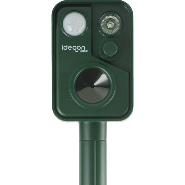 4er-Set Ultraschall Tiervertreiber mit PIR-Sensor & LED Blitzlicht - 13,5-45,5 Hz, Zuverlässiger Solar-Tierschreck gegen Marder, Hunde und Katzen, Vögel