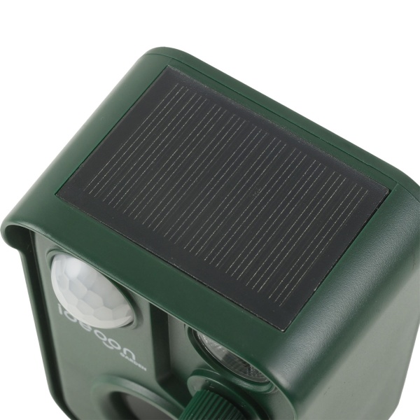 4er-Set Ultraschall Tiervertreiber mit PIR-Sensor & LED Blitzlicht - 13,5-45,5 Hz, Zuverlässiger Solar-Tierschreck gegen Marder, Hunde und Katzen, Vögel