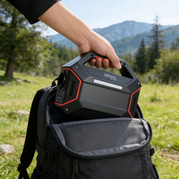 Powerstation 155Wh 42000mAh Solar-Generator Set inkl. 21W Solarpanel, 230V AC Steckdose, USB-C QC 3.0, DC Output & LED für Camping