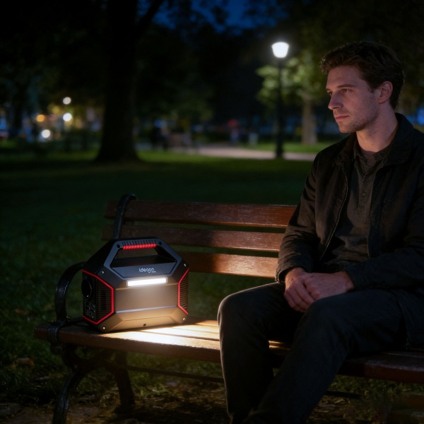 Powerstation 155Wh 42000mAh Solar-Generator Set inkl. 21W Solarpanel, 230V AC Steckdose, USB-C QC 3.0, DC Output & LED für Camping