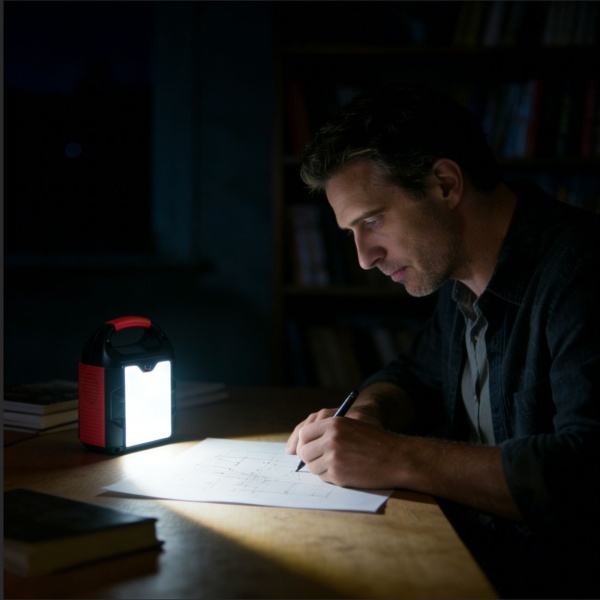 Mobiles Powerstation Set 88,8Wh mit 40W Solarpanel faltbar, 230V Steckdose, 100W, USB-C PD 65W, Solargenerator mit LED-Leuchte für Camping & Outdoor