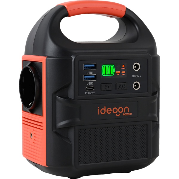 Mobiles Powerstation Set 88,8Wh mit 40W Solarpanel faltbar, 230V Steckdose, 100W, USB-C PD 65W, Solargenerator mit LED-Leuchte für Camping & Outdoor