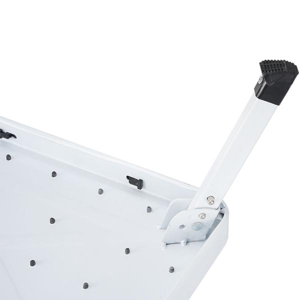 2er-Set Stabiler Tritthocker, 150 kg - Stahl, rutschfeste Küchenleiter mit Klappsicherungen, platzsparend für sicheres Arbeiten