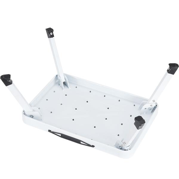 2er-Set Stabiler Tritthocker, 150 kg - Stahl, rutschfeste Küchenleiter mit Klappsicherungen, platzsparend für sicheres Arbeiten