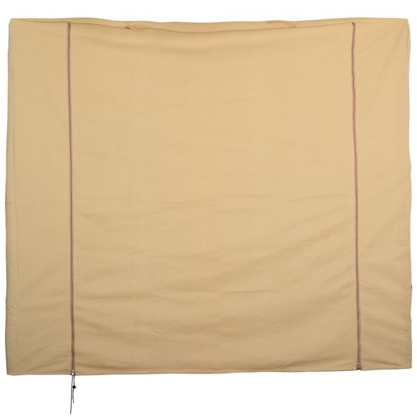 Pflanzenschutzhülle Winterschutz 200x180x70 cm für Palmen & grosse Pflanzen, Winterabdeckung mit praktischer Reissverschluss-Tür, 100g/m² Vlies