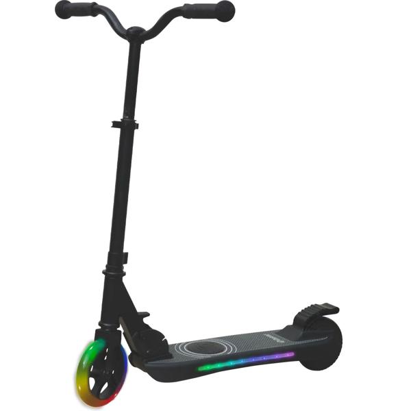 Kinder-E-Scooter mit 120W Motor – E-Tretroller mit LED Beleuchtung, 10 km/h Höchstgeschwindigkeit – Sicherer Spass-Roller