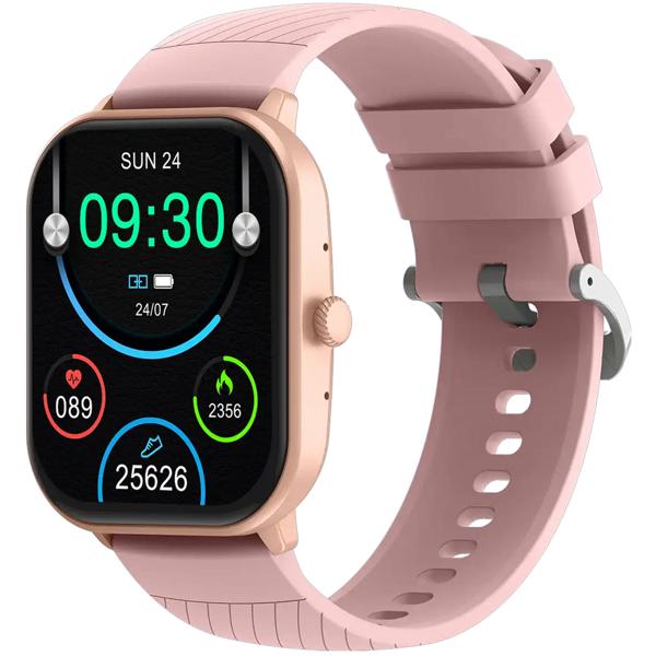 Bluetooth Smart Watch Rosa: Gesundheits-Sensoren, Anruffunktion - Ein stylischer Fitness Tracker & Handy am Handgelenk
