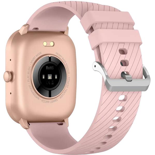 Bluetooth Smart Watch Rosa: Gesundheits-Sensoren, Anruffunktion - Ein stylischer Fitness Tracker & Handy am Handgelenk