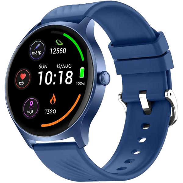 Fitnessuhr Blau mit Sporttracking: Anruffunktion, Herzfrequenz – Ein smarter Tracker für Ihr Training & Kommunikation am Handgelenk