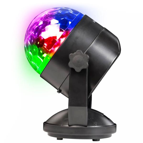 LED-Diskokugel mit Farblicht: Rotierende Party-Kugel, bunt & hell –Ein Stimmungsmacher für unvergessliche Feste & coole Partys